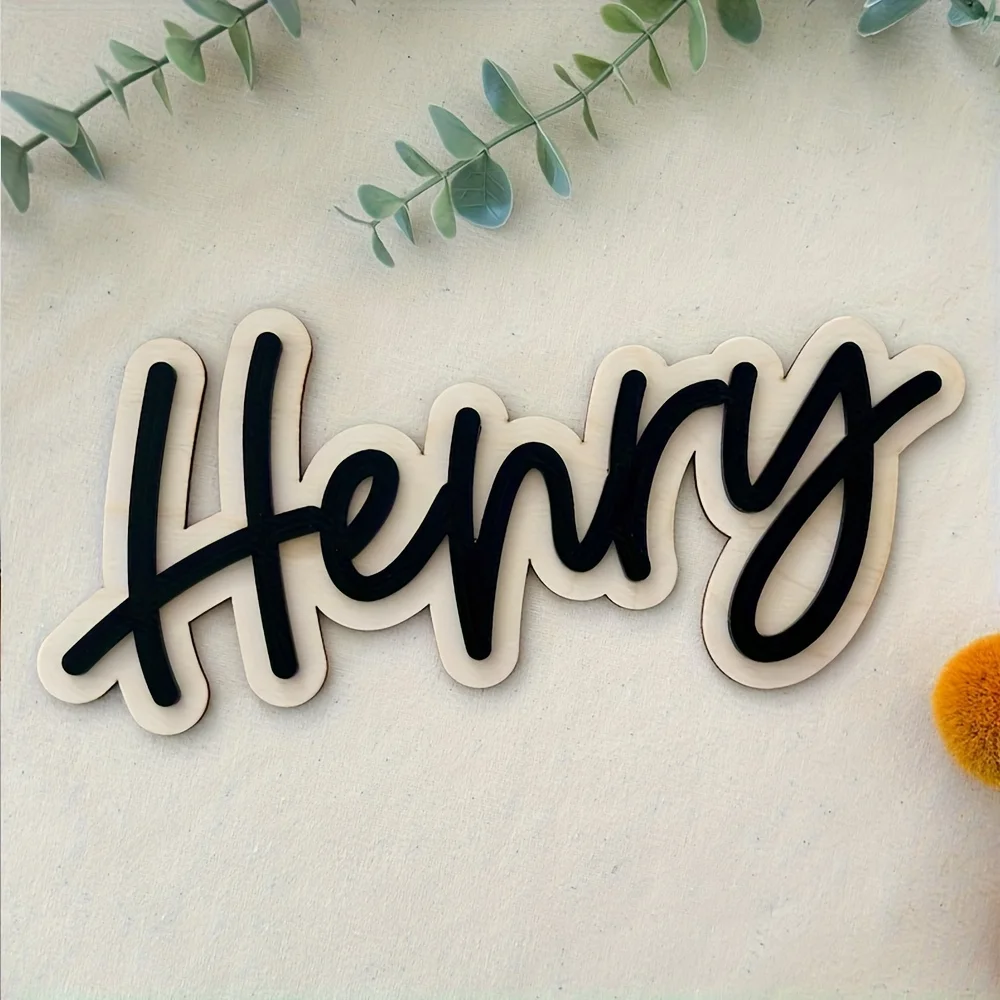 Customizable Double-Layered Wooden