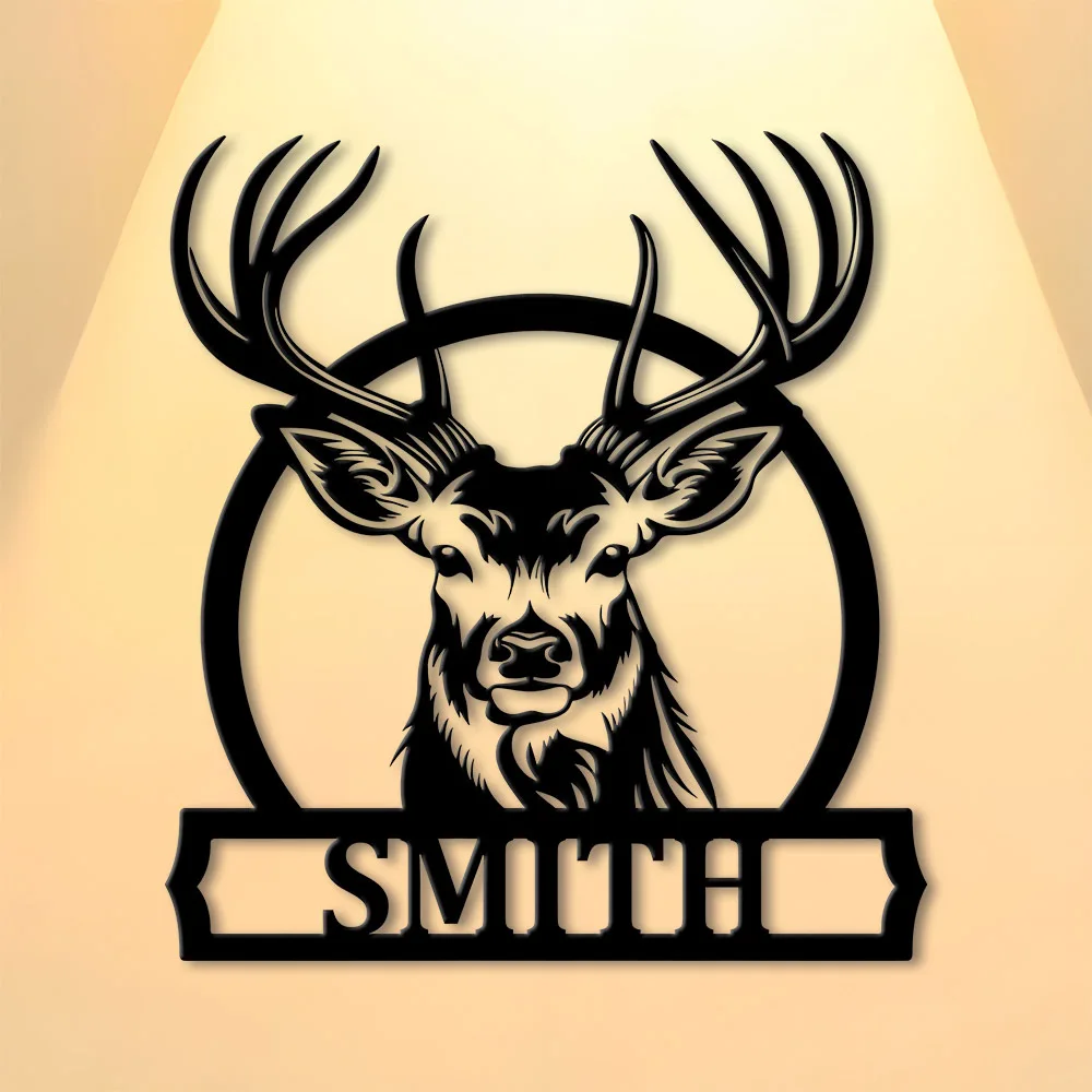 Personalized Deer Family