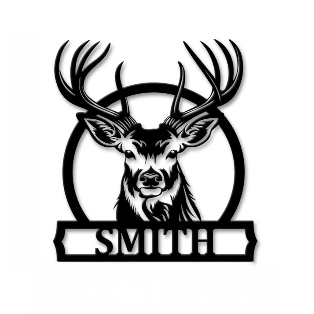 Personalized Deer Family